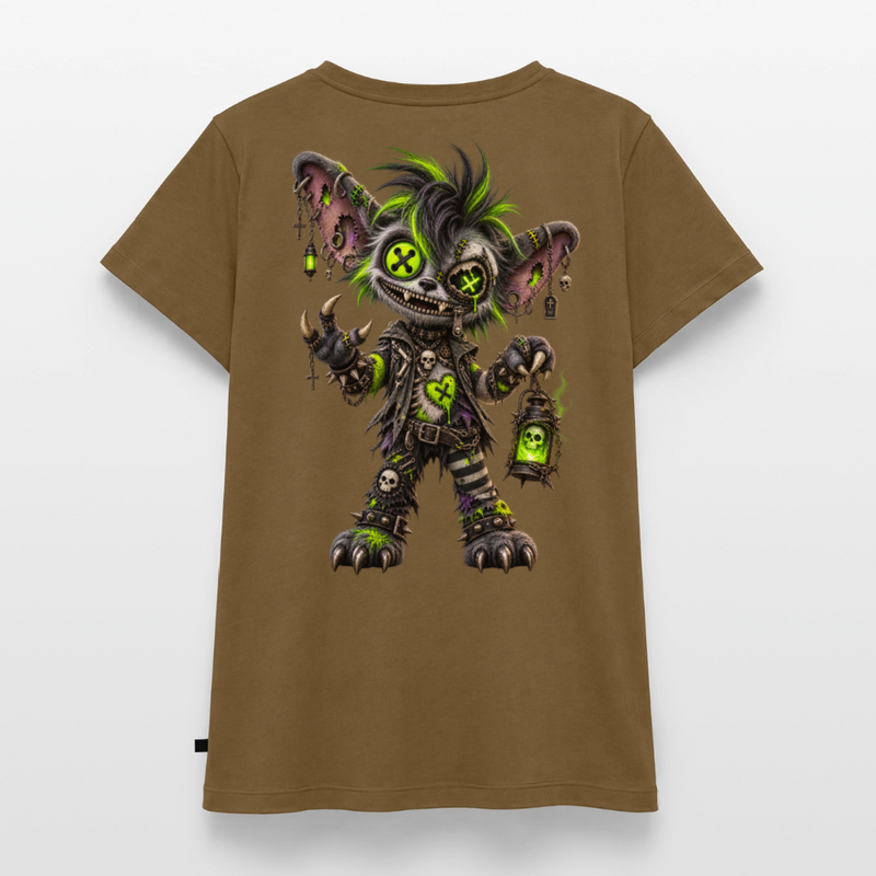 GRAVEYARD GIZZ – Damen Premium T-Shirt - Nussbraun