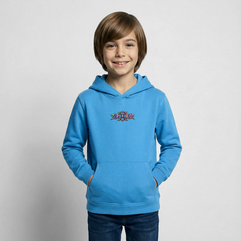 RIOT ROXIE – HIGHJUMP | Kinder Premium Hoodie - Meeresblau