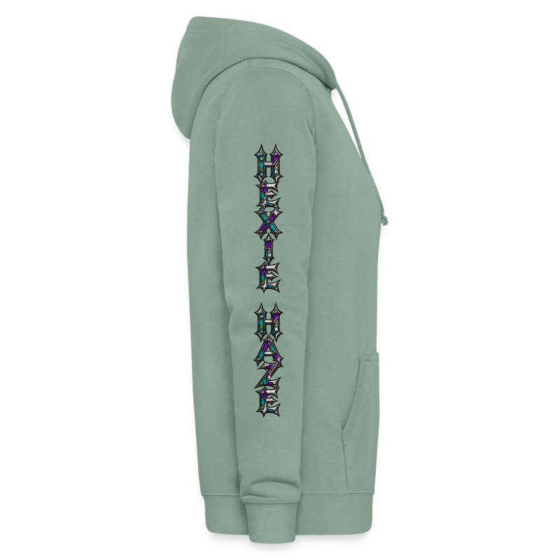 HEXIE HAZE – Damen Hoodie - Graugrün