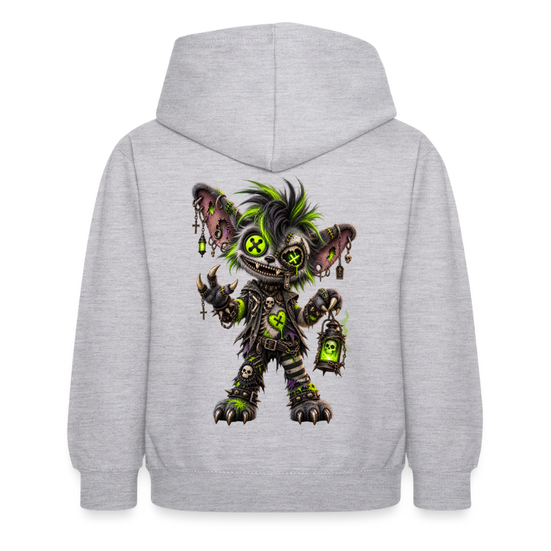GRAVEYARD GIZZ – Kinder Hoodie - Hellgrau meliert