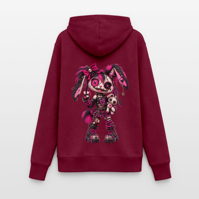 VELVET VEX – Damen Hoodie - Bordeaux