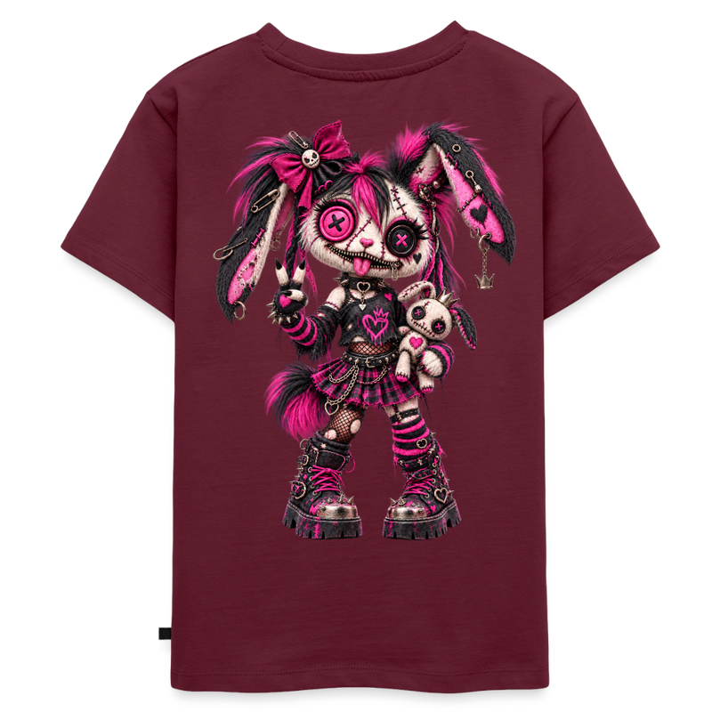 VELVET VEX – Kinder Premium T-Shirt - Burgunderrot