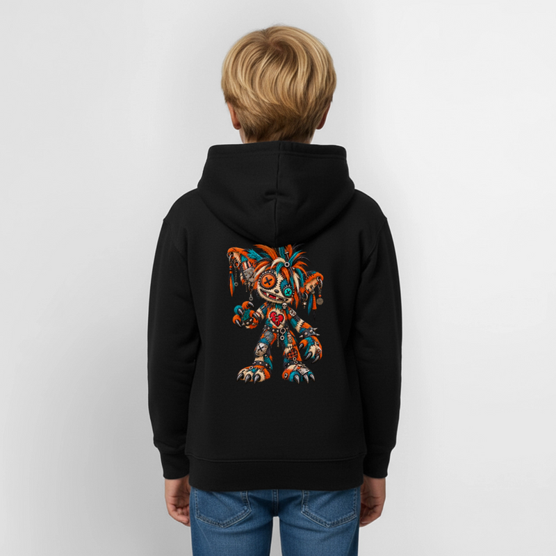 SCRAP JACK – Teenie Hoodie - Schwarz