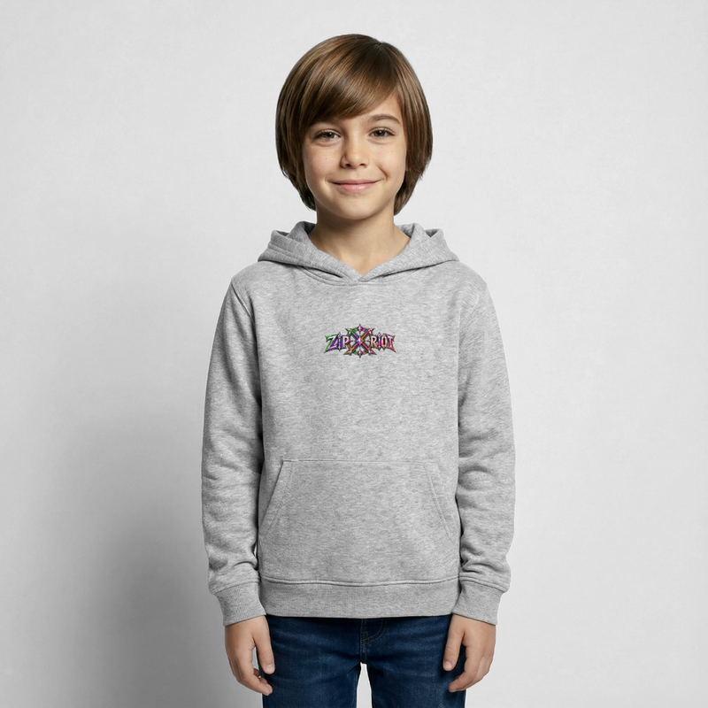 RIOT ROXIE – HIGHJUMP | Kinder Premium Hoodie - Hellgrau meliert