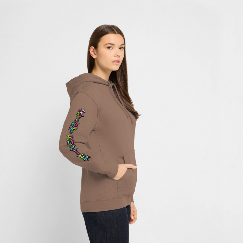 RIOT ROXIE – Herren / Unisex Hoodie - Mokka