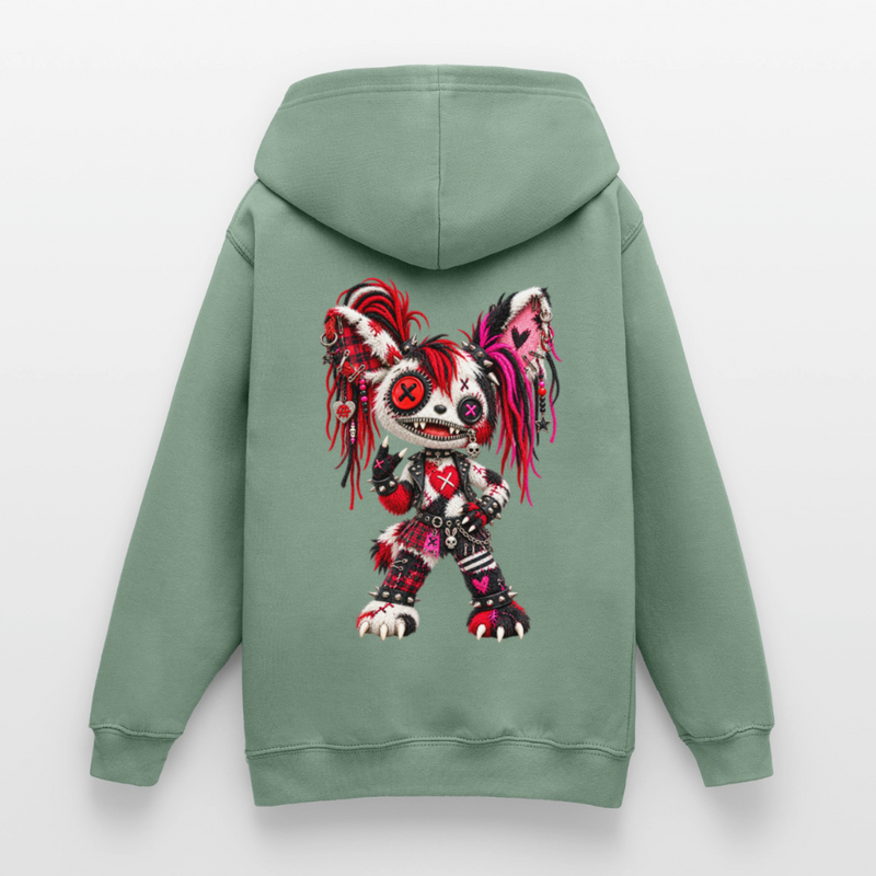 MOSH MOLLY – Teenie Hoodie - Graugrün