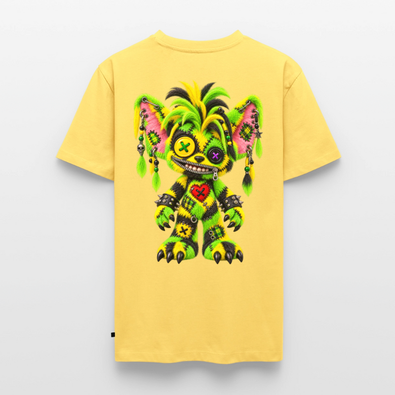 FUZZBALL GREMMY – Herren Premium T-Shirt - Pastellgelb