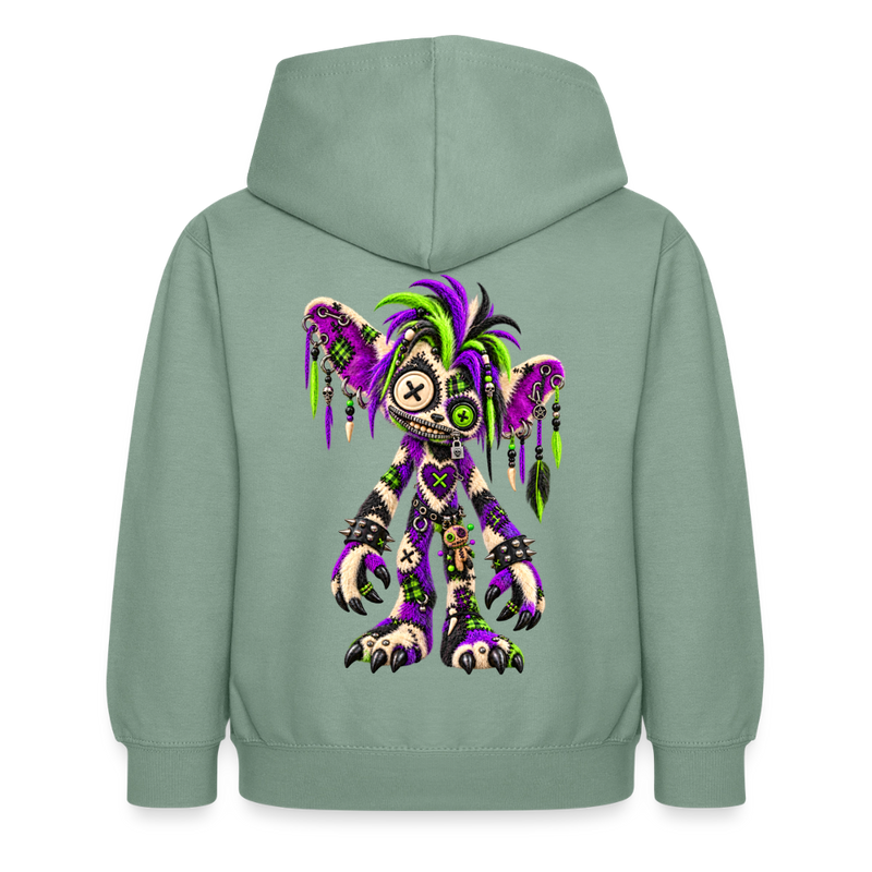 VOODOO VINNIE – Kinder Hoodie - Graugrün