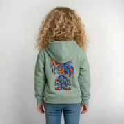 STATIC SPIKE – Kinder Hoodie - Graugrün