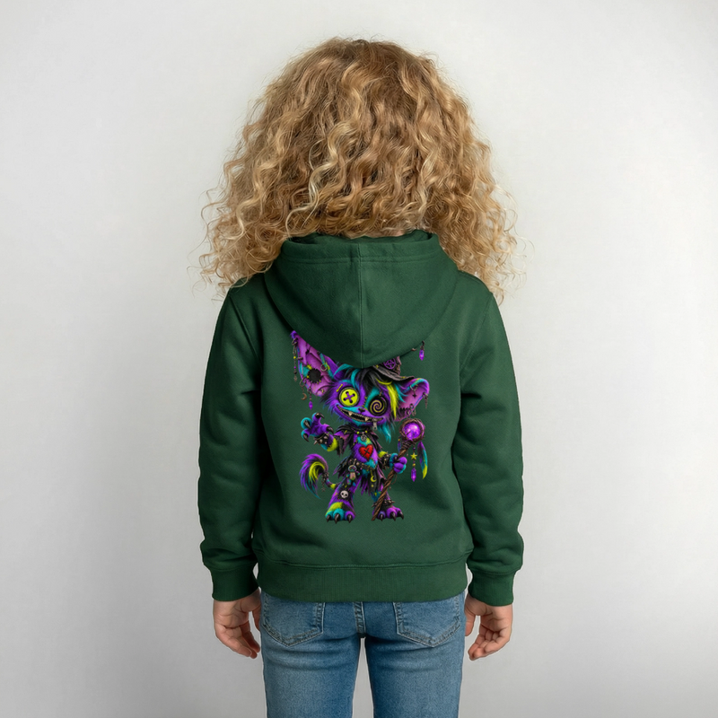 HEXIE HAZE – Kinder Hoodie - Flaschengrün