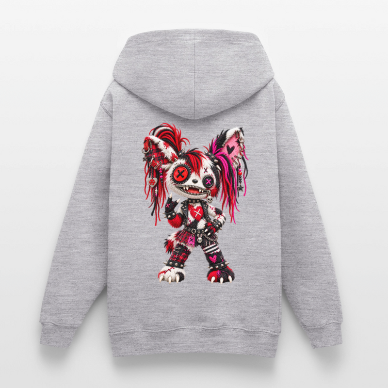 MOSH MOLLY – Teenie Hoodie - Hellgrau meliert