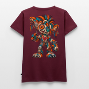 SCRAP JACK – Damen Premium T-Shirt - Burgunderrot