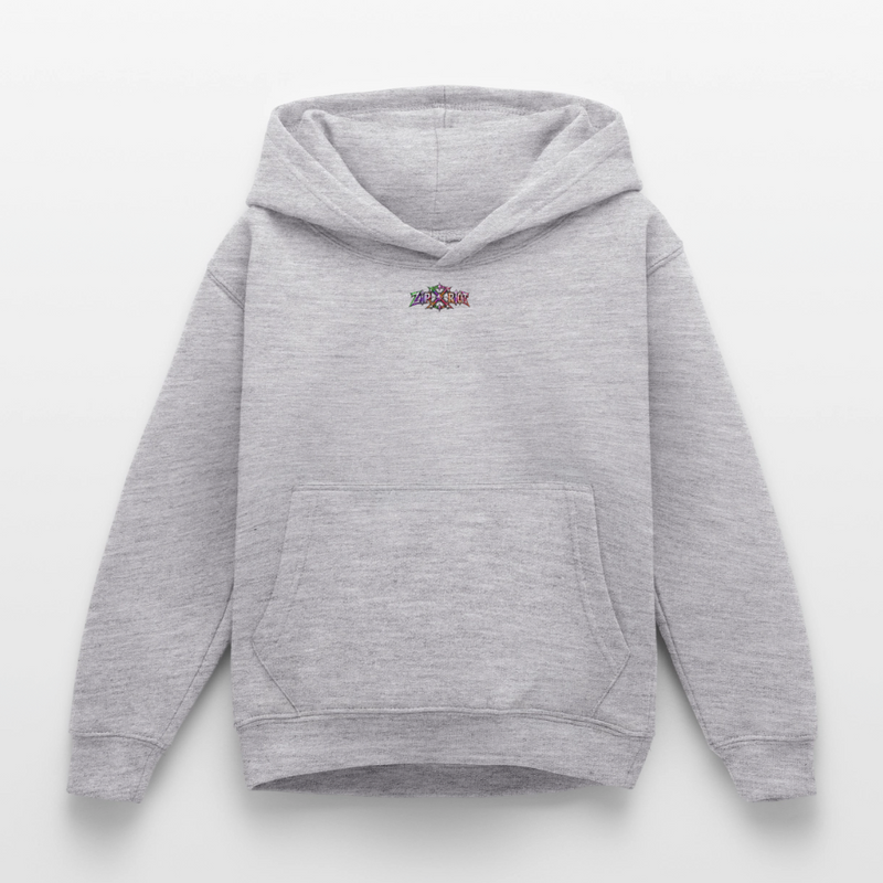 RAGGZR – Kinder Hoodie - Hellgrau meliert