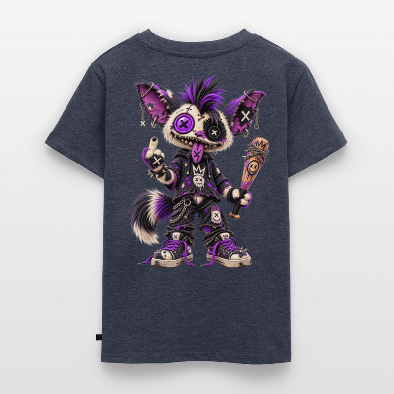 RAGGZR – Kinder Premium T-Shirt - Jeansblau 