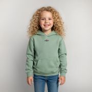 STATIC SPIKE – Kinder Hoodie - Graugrün