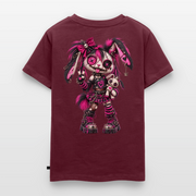 VELVET VEX – Kinder Premium T-Shirt - Burgunderrot