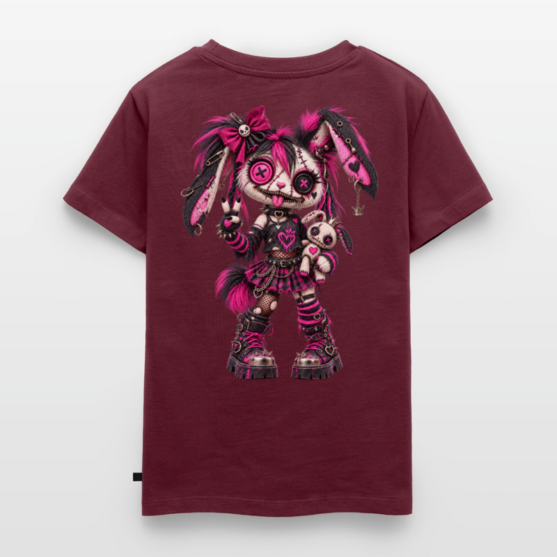 VELVET VEX – Kinder Premium T-Shirt - Burgunderrot