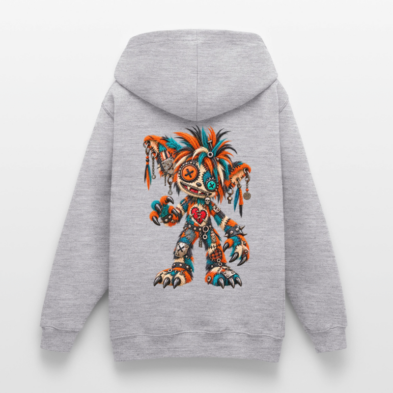 SCRAP JACK – Teenie Hoodie - Hellgrau meliert