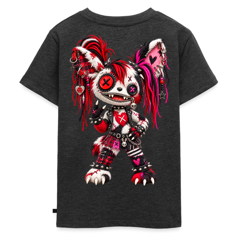 MOSH MOLLY – Kinder Premium T-Shirt - Anthrazit meliert