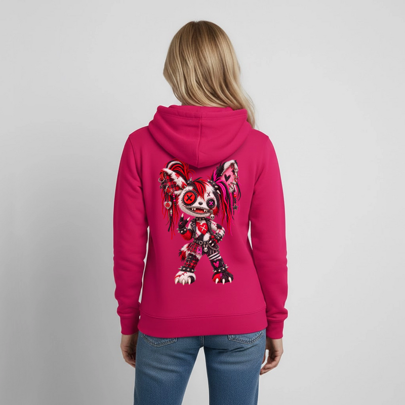 MOSH MOLLY – Damen Hoodie - dunkles Pink