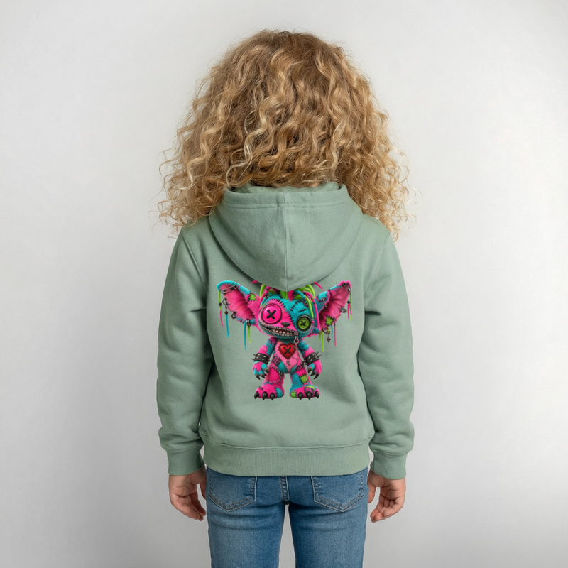 RIOT ROXIE – HIGHJUMP | Kinder Premium Hoodie - Graugrün