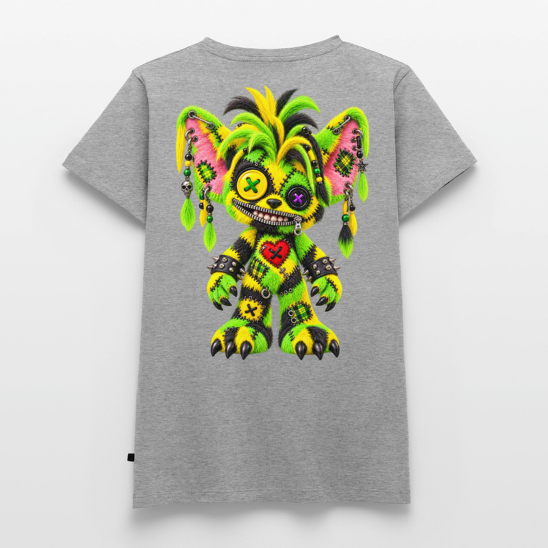 FUZZBALL GREMMY – Damen Premium T-Shirt - Grau meliert
