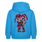 VELVET VEX – Kinder Hoodie - Meeresblau