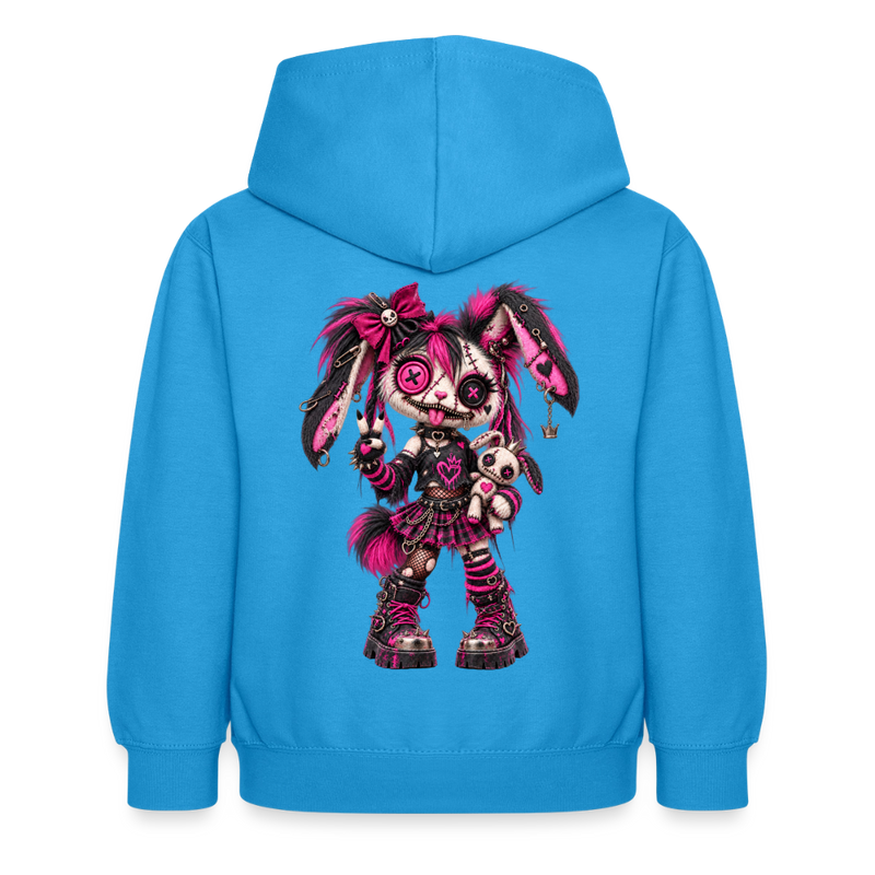 VELVET VEX – Kinder Hoodie - Meeresblau