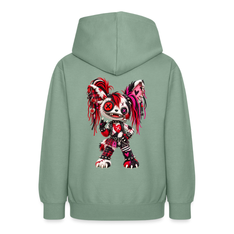 MOSH MOLLY – Teenie Hoodie - Graugrün