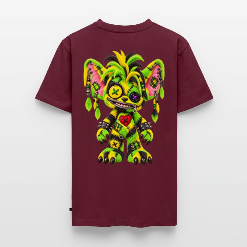 FUZZBALL GREMMY – Herren Premium T-Shirt - Burgunderrot