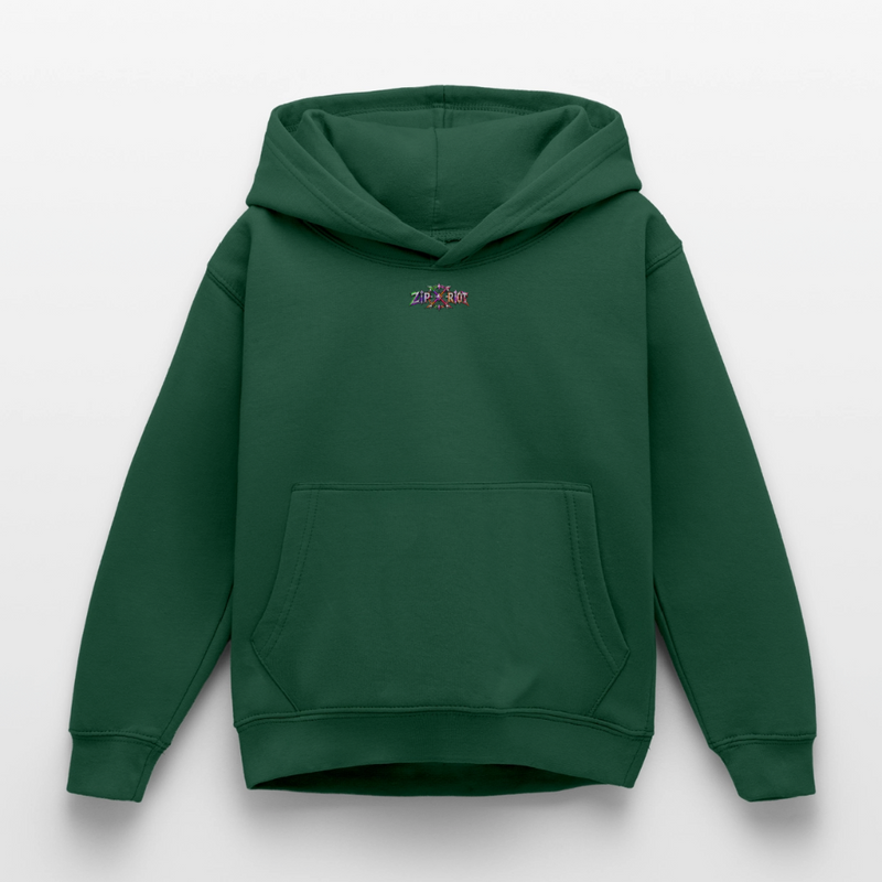 RAGGZR – Kinder Hoodie - Flaschengrün
