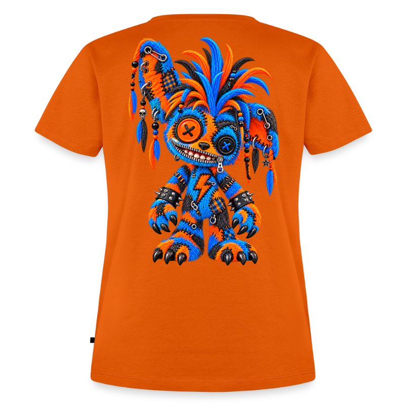 STATIC SPIKE – Damen Premium T-Shirt - Orange 