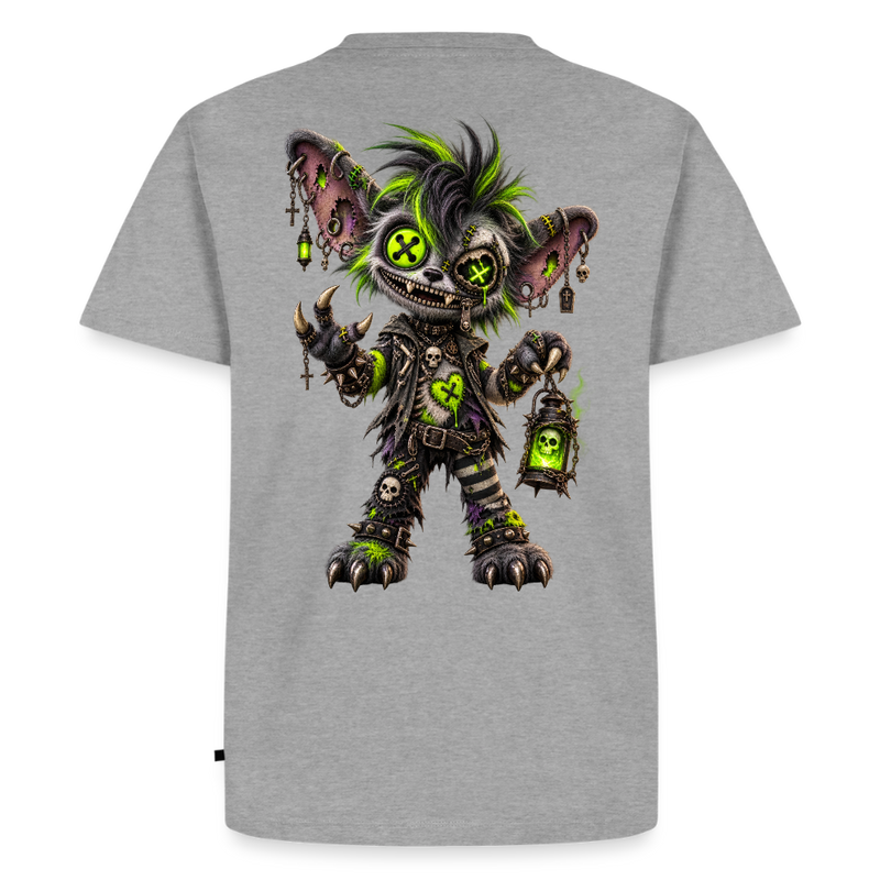 GRAVEYARD GIZZ – Herren Premium T-Shirt - Grau meliert
