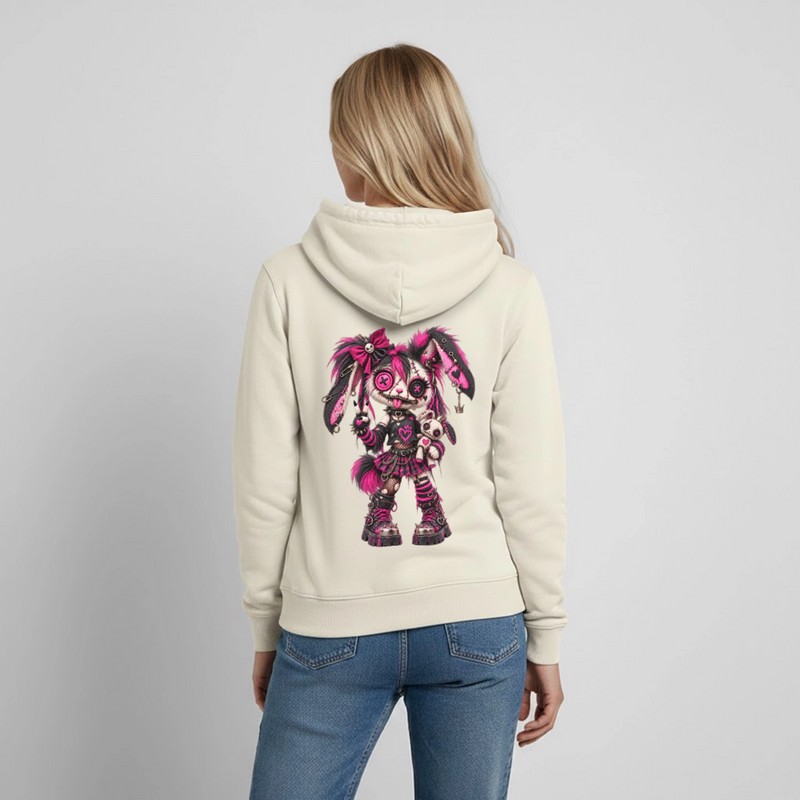 VELVET VEX – Damen Hoodie - Vanille-Milchshake