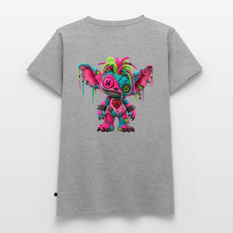 RIOT ROXIE – Damen Premium T-Shirt - Grau meliert