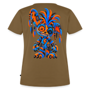 STATIC SPIKE – Damen Premium T-Shirt - Nussbraun