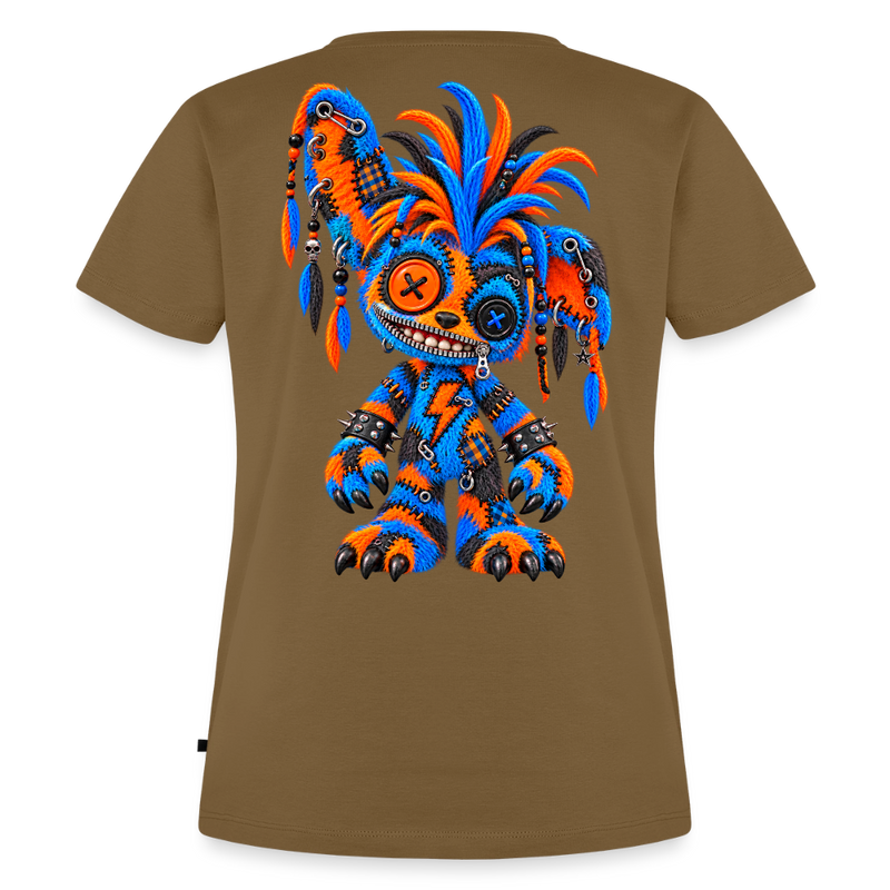 STATIC SPIKE – Damen Premium T-Shirt - Nussbraun
