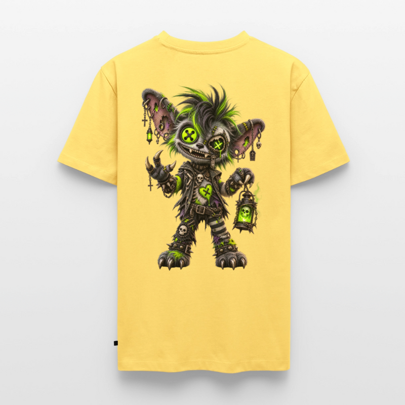 GRAVEYARD GIZZ – Herren Premium T-Shirt - Pastellgelb