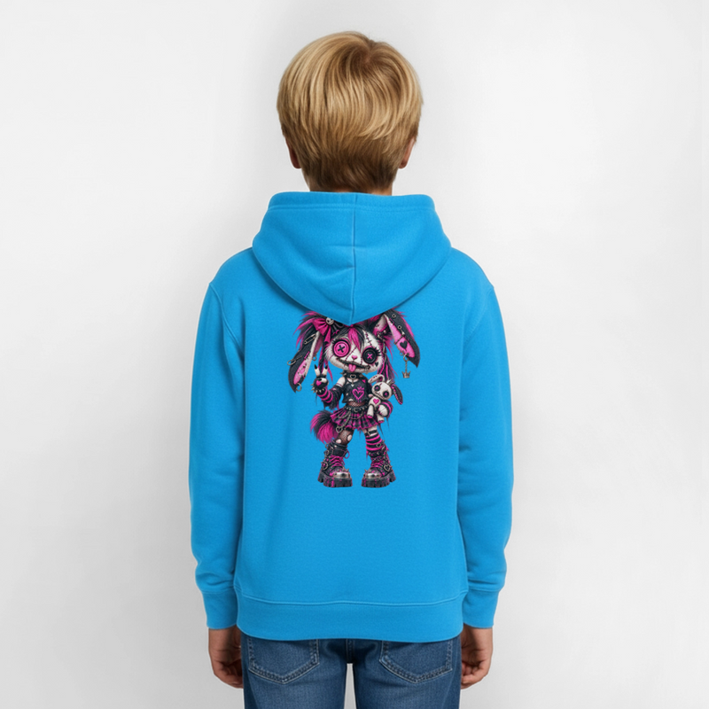 VELVET VEX – Teenie Hoodie - Meeresblau
