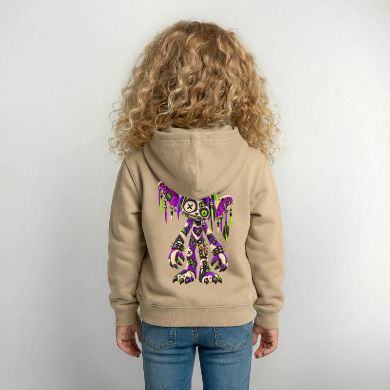 VOODOO VINNIE – Kinder Hoodie - Sand
