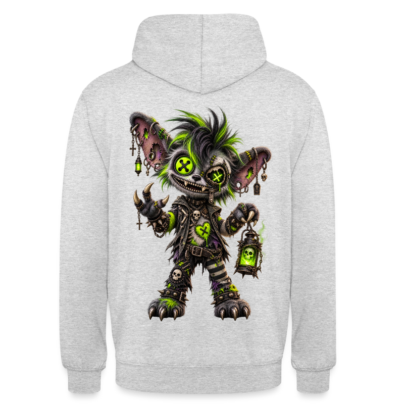 GRAVEYARD GIZZ – Herren / Unisex Hoodie - Hellgrau meliert