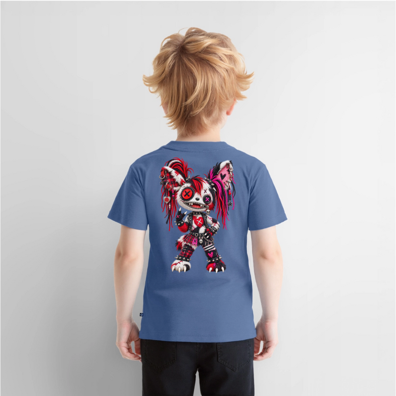 MOSH MOLLY – Kinder Premium T-Shirt - Taubenblau