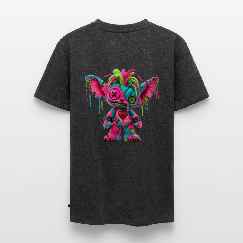 RIOT ROXIE – Herren Premium T-Shirt - Anthrazit meliert