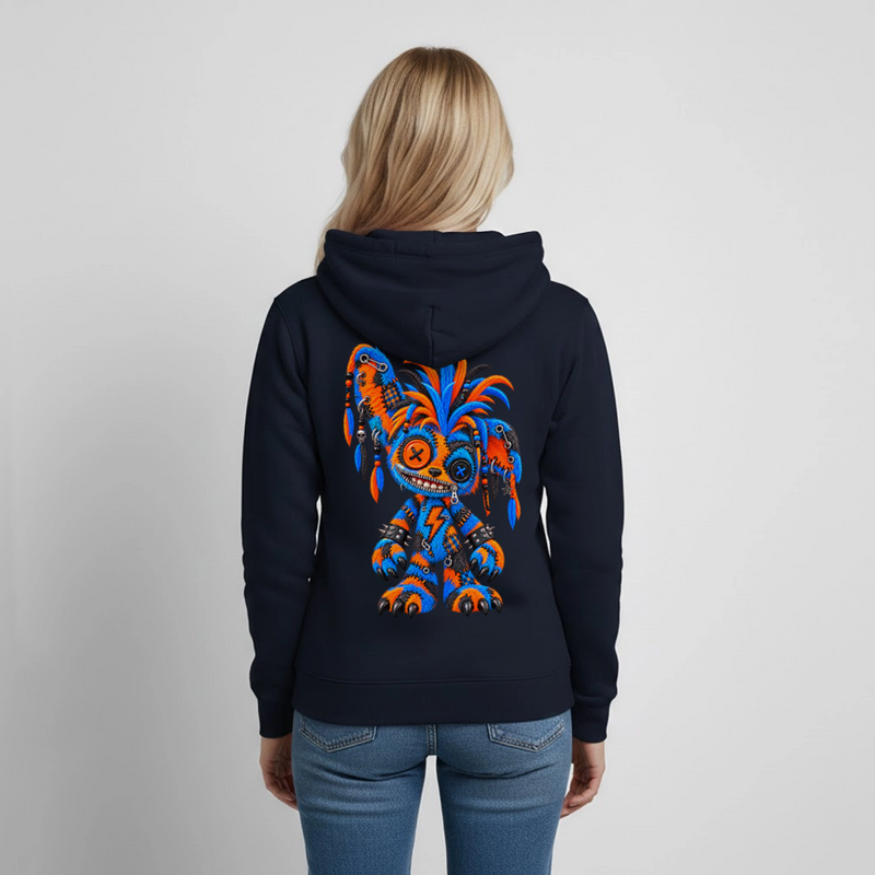 STATIC SPIKE – Damen Hoodie - Navy