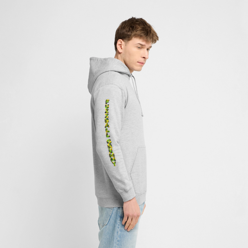 FUZZBALL GREMMY – Herren / Unisex Hoodie - Hellgrau meliert