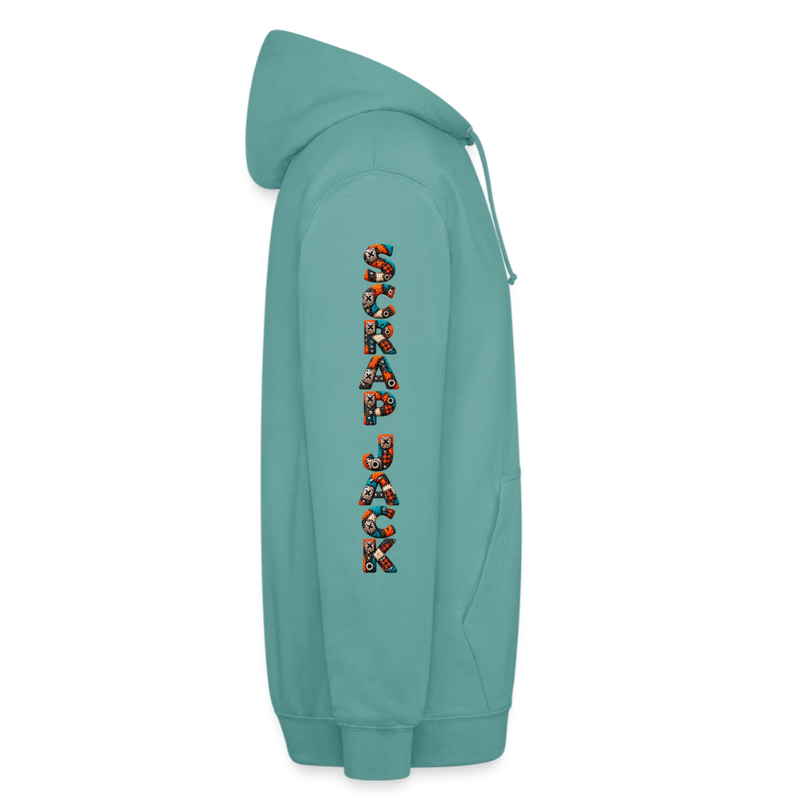 SCRAP JACK – Herren / Unisex Hoodie - Pastelltürkis