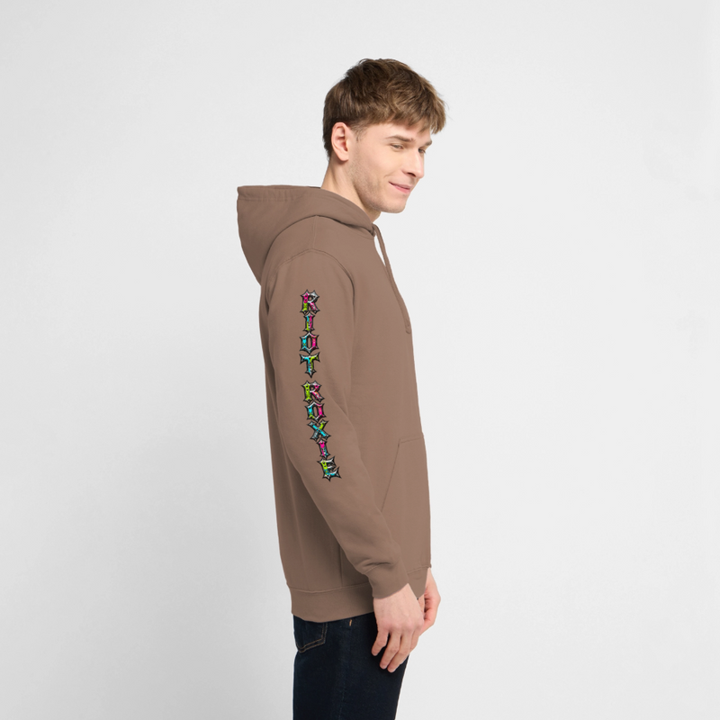 RIOT ROXIE – Herren / Unisex Hoodie - Mokka
