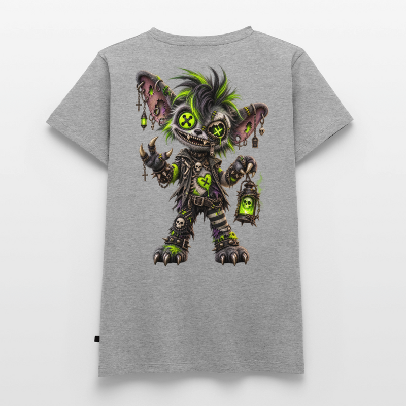 GRAVEYARD GIZZ – Damen Premium T-Shirt - Grau meliert