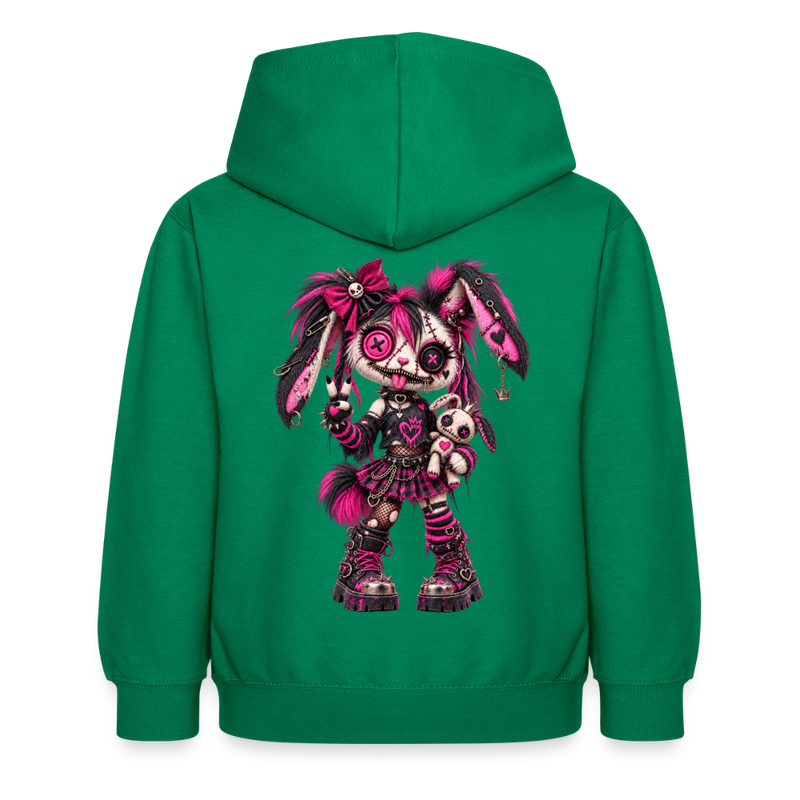 VELVET VEX – Kinder Hoodie - Kelly Green