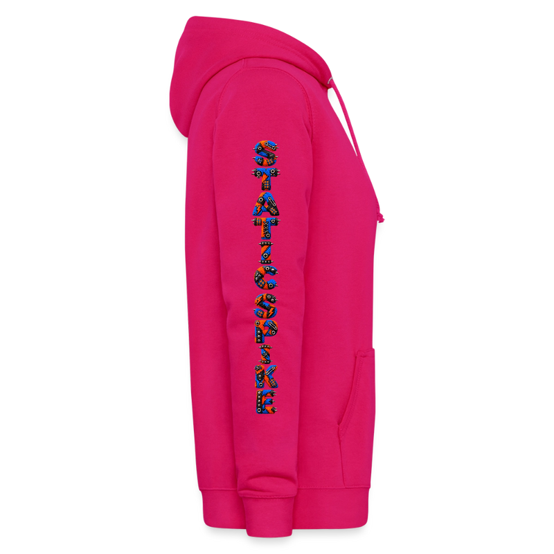 STATIC SPIKE – Damen Hoodie - dunkles Pink